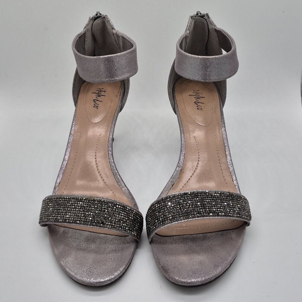 Style & Co Rhinestone Embellished Heels - Picture 2 of 5